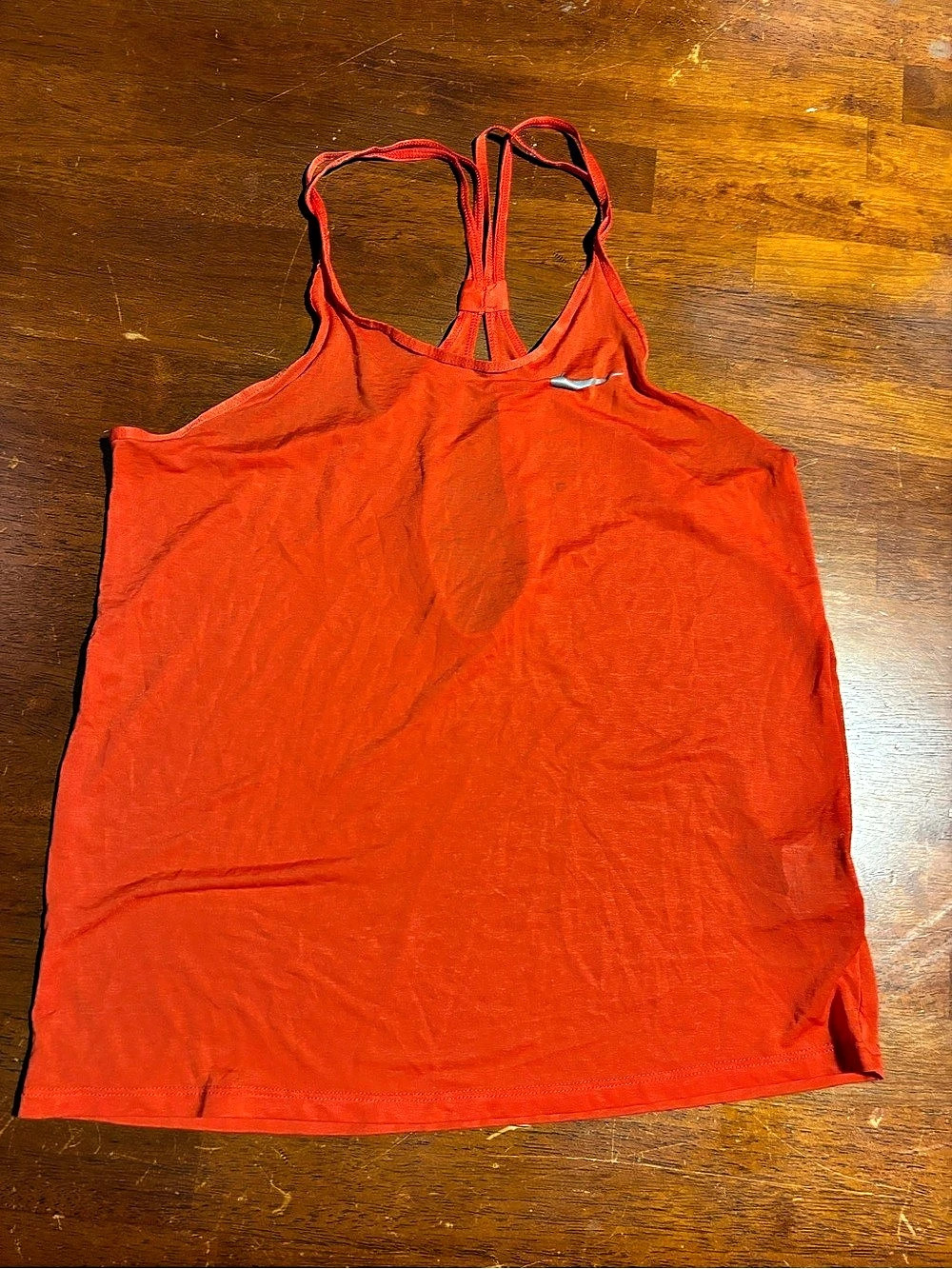 Nike Dri-FIT Athletic Tank Top in Reflective Orange Size Small Like New